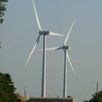 A Pair of 1.8 MW Wind Turbines in Bowling Green, OH